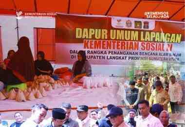 Presiden Prabowo Tinjau Posko Pengungsian dan Dapur Umum di Langkat, Pastikan Penanganan Cepat dan Terpadu