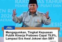 Tingkat Kepuasan Presiden Prabowo Tembus 79,9 Persen, Indikator: Sangat Tinggi untuk Awal Pemerintahan