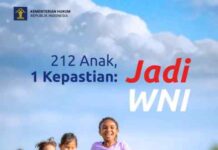 212 Anak Berkewarganegaraan Ganda Resmi Peroleh SK WNI
