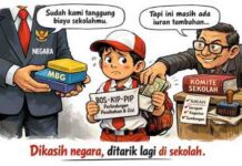 Perut, Sekolah, dan Salah Kaprah Memahami Negara, Komite Sekolah Hadir Sebagai stigma Pendidikan Mahal,