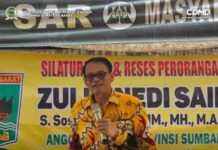 Zulkenedi Said Kawal Legislasi, Pengawasan Infrastruktur, dan Aspirasi Masyarakat Pasaman Raya
