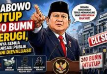Prabowo Tutup 240 BUMN Merugi, Saatnya Semua Organisasi Publik Berani Dievaluasi
