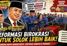 Jon Firman Pandu Lantik 59 Pejabat Administrator, Momentum Menjawab Sorotan Publik terhadap Kualitas Birokrasi Kabupaten Solok