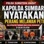 Polda Sumbar Tegaskan Komitmen Berantas PETI, Ditreskrimsus Amankan Dua Operator Tambang Emas Ilegal di Solok Selatan