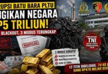 “SKANDAL BATU BARA Rp 5 TRILIUN: KORTASTIPIDKOR BERGERAK, PUBLIK MENUNGGU PEMBUKTIAN”