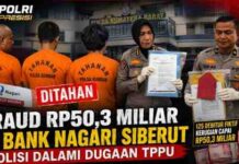 Fraud Rp50,3 Miliar di Bank Nagari Siberut, Polisi Dalami Dugaan TPPU
