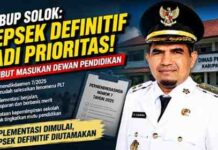 Wabup Solok Sambut Masukan Dewan Pendidikan, Penataan Kepala Sekolah Definitif Jadi Prioritas Implementasi Permendikdasmen