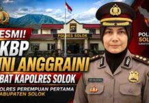 AKBP Rini Anggraini Resmi Pimpin Polres Solok, Bawa Pengalaman dari Ditlantas Polda DIY