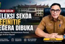 Seleksi Sekda Definitif Kabupaten Solok Segera Dibuka, Pemkab Siapkan Pembentukan Pansel