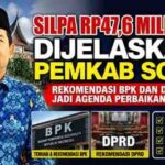 SiLPA Rp 47,6 Miliar Dijelaskan Pemkab Solok, Rekomendasi BPK dan DPRD Jadi Agenda Perbaikan