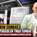 Pengadilan Tinggi Padang Proses Surat ARUN Terkait Dugaan Pengambilan Sumpah Advokat Dr. Suharizal