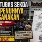 Surat Tugas Sekda Tak Sepenuhnya Dilaksanakan, Koordinasi Birokrasi Kabupaten Solok Kembali Disorot