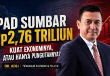 PAD Sumbar Rp2,76 Triliun: Tinggi terhadap Target, tetapi Turun secara Nominal