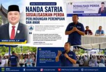 Nanda Satria Sosialisasikan Perda Perlindungan Perempuan dan Anak, Mevrizal: Jangan Normalisasi Kekerasan