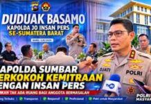 Kapolda Sumbar Perkuat Kemitraan dengan Pers, Tegaskan Tak Ada Ruang bagi Anggota Bermasalah