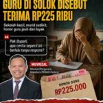 81 Tahun Merdeka, Guru Disebut Terima Rp225 Ribu; Mevrizal: “Pak Bupati, Apa Cerita Seperti Ini Berlalu Tanpa Respons?”