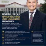 Mevrizal, Advokat Asal Cupak Lolos Lemhannas RI Angkatan 74