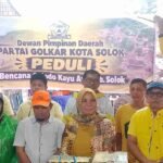 Golkar Kota Solok Hadir di Posko Galodo Arosuka, Bawa Bantuan untuk Warga Terdampak