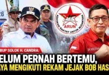 Belum Pernah Bertemu, H. Candra Mengikuti Rekam Jejak Bob Hasan
