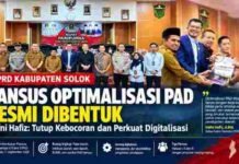 DPRD Kabupaten Solok Resmi Bentuk Pansus Optimalisasi PAD, Hafni Hafiz: Tutup Kebocoran dan Perkuat Digitalisasi