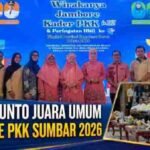 Sawahlunto Raih Juara Umum Jambore PKK Sumbar 2026, Ungguli Kontingen 19 Daerah