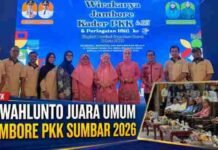 Sawahlunto Raih Juara Umum Jambore PKK Sumbar 2026, Ungguli Kontingen 19 Daerah