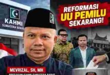 Mevrizal Presidium KAHMI Sumbar: Jangan Hanya Perangi Korupsi, Benahi Juga Sumber Biaya Politik
