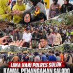 Lima Hari Polres Solok Kawal Penanganan Galodo hingga Kunjungan Wapres Gibran