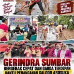Gerindra Sumbar Kerahkan Alat Berat Percepat Penanganan Galodo Arosuka