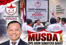 Mevrizal: ARUN Sumbar Siap Gelar MUSDA I, Persiapan Mulai Dimatangkan