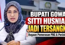 Bupati Gowa Sitti Husniah Talenrang Jadi Tersangka, Polisi Ungkap Dugaan Pemerasan Rp1,1 Miliar