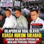 Dilaporkan Soal Ulayat, Kuasa Hukum Dt nan Baranam Sikabau: Jangan Balikkan Persoalan Menjadi Perkara Pidana