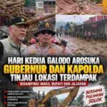 Hari Kedua Galodo Arosuka, Gubernur dan Kapolda Tinjau Lokasi Terdampak