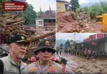 Hari Kedua Galodo Arosuka, Gubernur dan Kapolda Tinjau Lokasi Terdampak