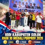 IODI Kabupaten Solok Raih 10 Medali di Porprov XVI Sumbar 2026, Tembus Lima Besar