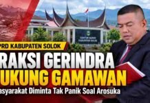 Ketua Fraksi Gerindra Dukung Pandangan Gamawan Fauzi, Minta Masyarakat Tak Panik Soal Wacana Relokasi Arosuka