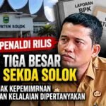 Rudy Repenaldi Masuk Tiga Besar Calon Sekda Solok, Rekam Jejak Kepemimpinan Dipertanyakan