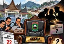 Pasca Galodo, Polemik Nilai Seleksi Sekda Solok Kembali Menghangat, Spekulasi Meja Persetujuan Kembali Mengemuka