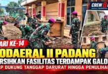 Tak Berhenti di Masa Darurat, Kodaeral II Padang Siap Dukung Pemulihan Galodo Arosuka