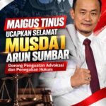 Maigus Tinus Ucapkan Selamat atas MUSDA I ARUN Sumbar, Harapkan Penguatan Advokasi untuk Masyarakat