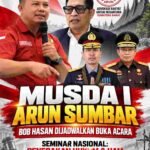 MUSDA I ARUN Sumbar Digelar 24 Oktober, Bob Hasan Dijadwalkan Membuka Acara
